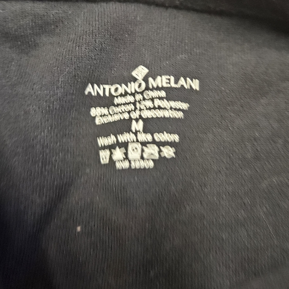 Antonio Melani Active Ultimate Contrast Quarter Zip Fleece Sweater Womens Medium - Picture 4 of 4